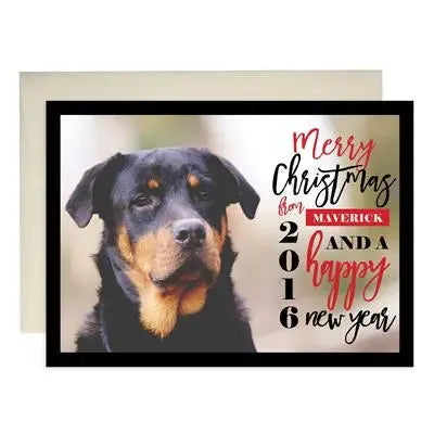 Script Holiday Cards - iCustomLabel