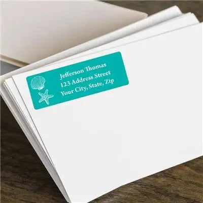 Sea Shells Address Label - iCustomLabel