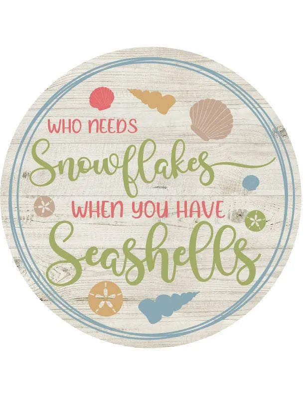 Seashells Christmas Door Decorations - iCustomLabel