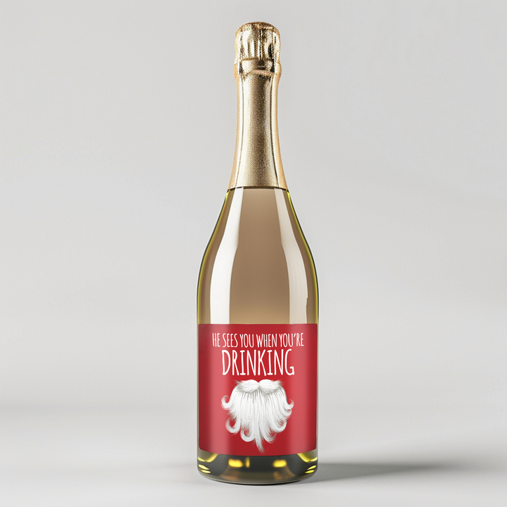 Sees You When Drinking Champagne Label