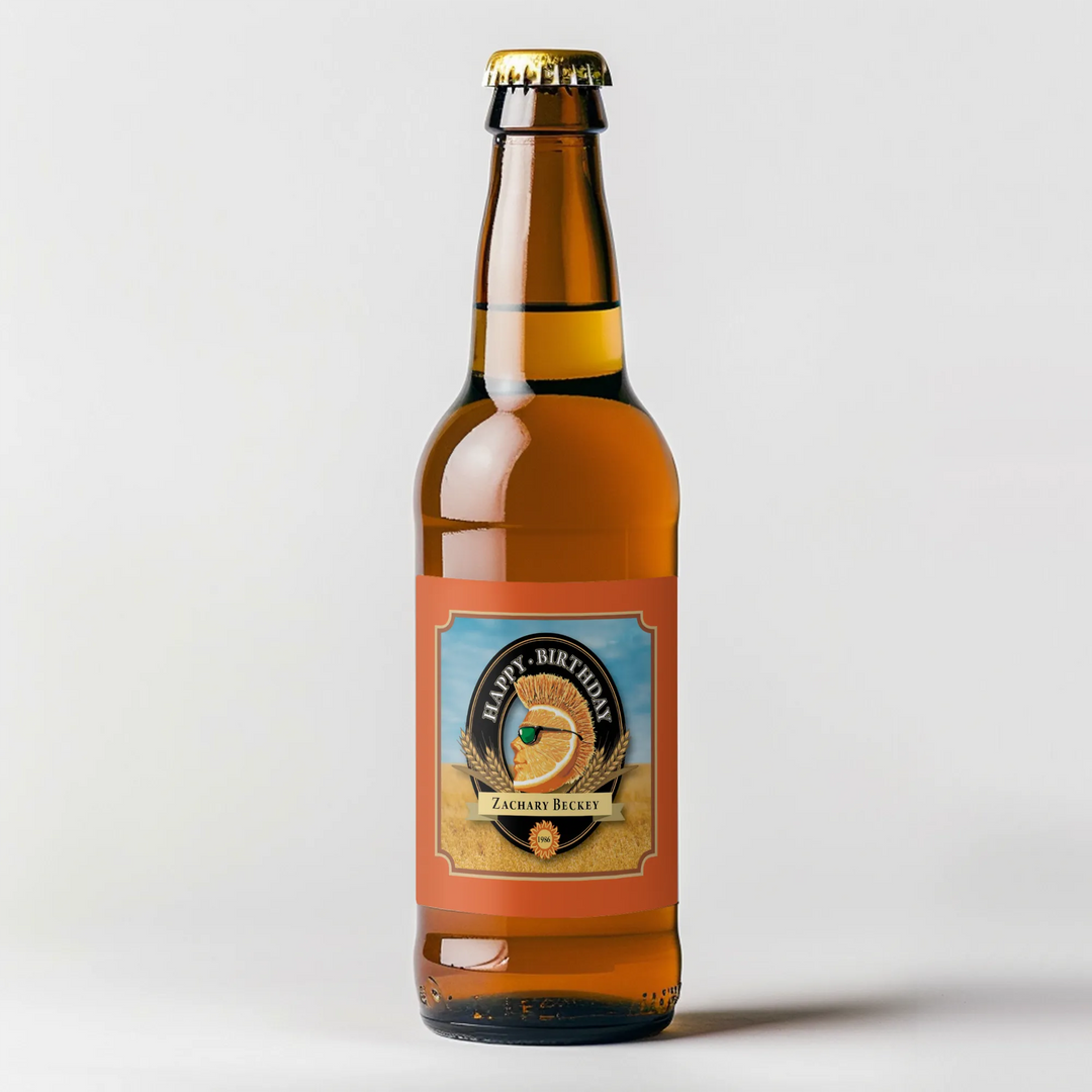 Shock Top Birthday Beer Label - iCustomLabel