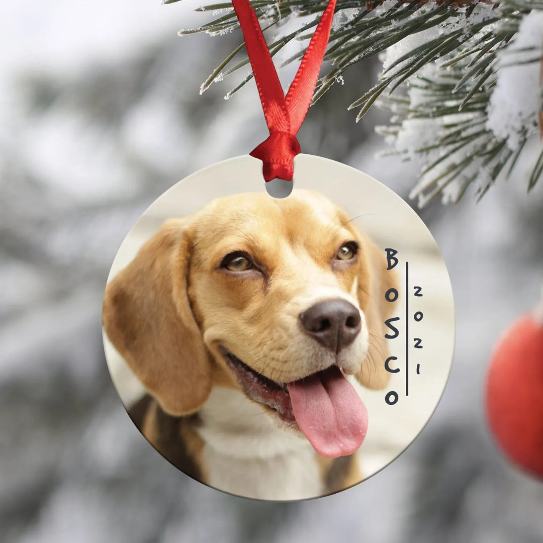 Side Name Christmas Ornament - iCustomLabel