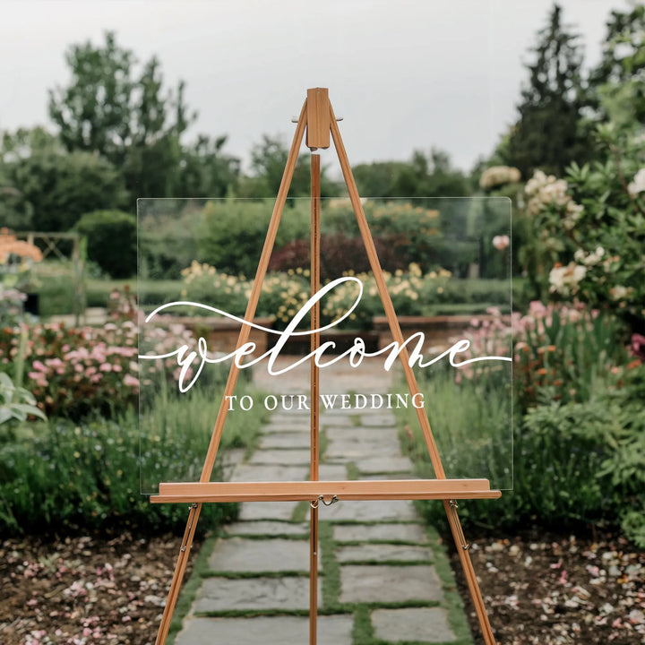 Signature Wedding Welcome Sign - iCustomLabel