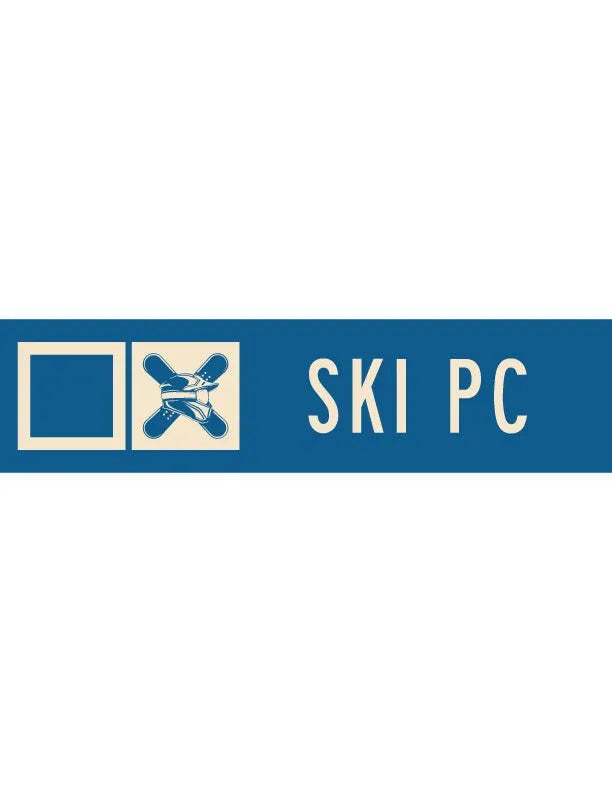 Ski PC Ski Trail Metal Sign - iCustomLabel
