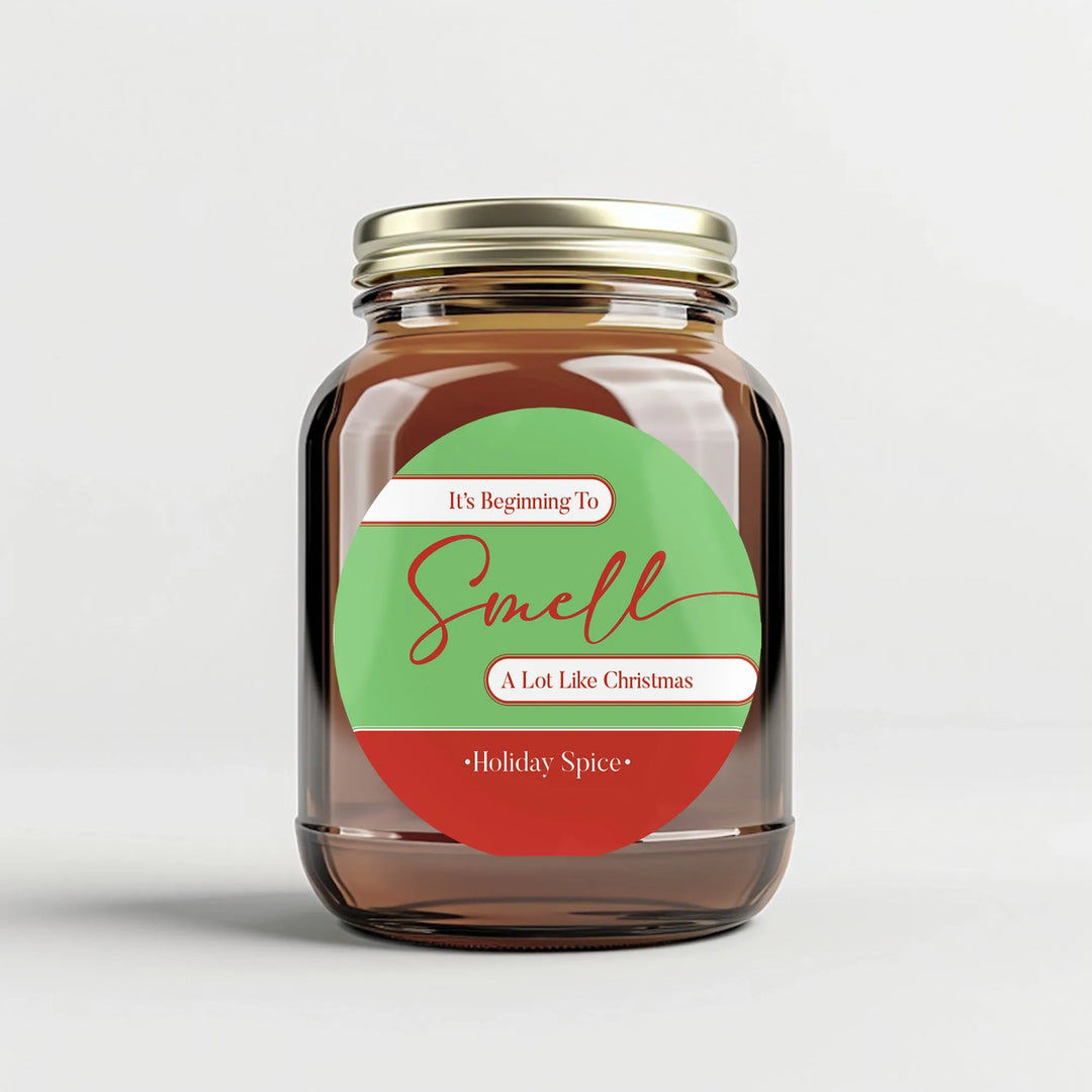 Smell Christmas Canning Label - iCustomLabel