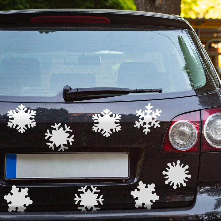 Snowflake Christmas Car Magnets - iCustomLabel