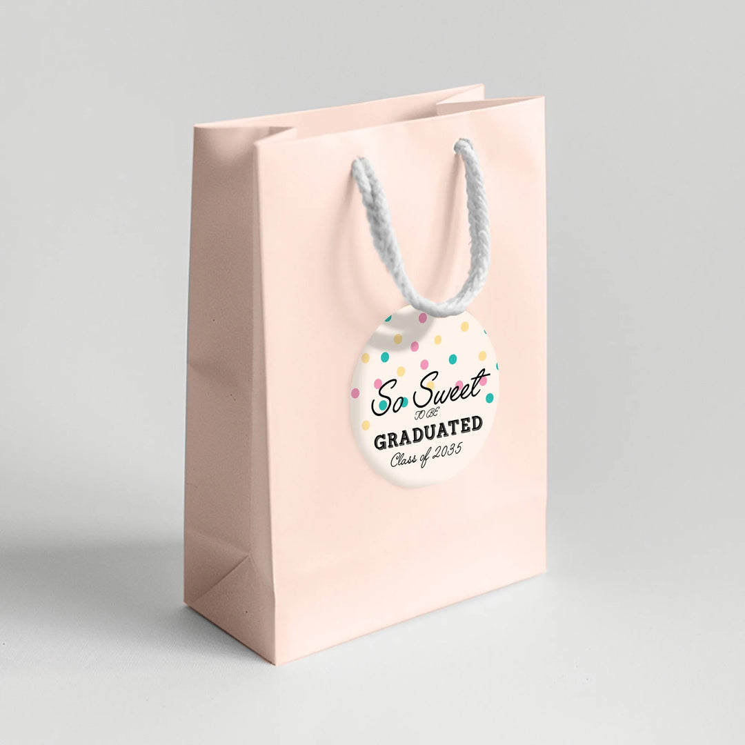 So Sweet Graduation Favor Labels - iCustomLabel