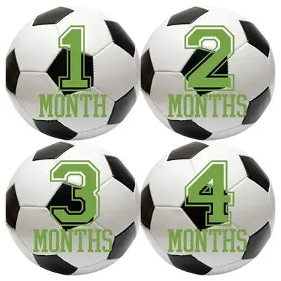 Soccer Baby Month Stickers - iCustomLabel