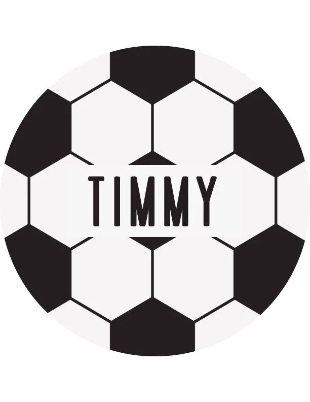 Soccer Custom Wood Sign - iCustomLabel