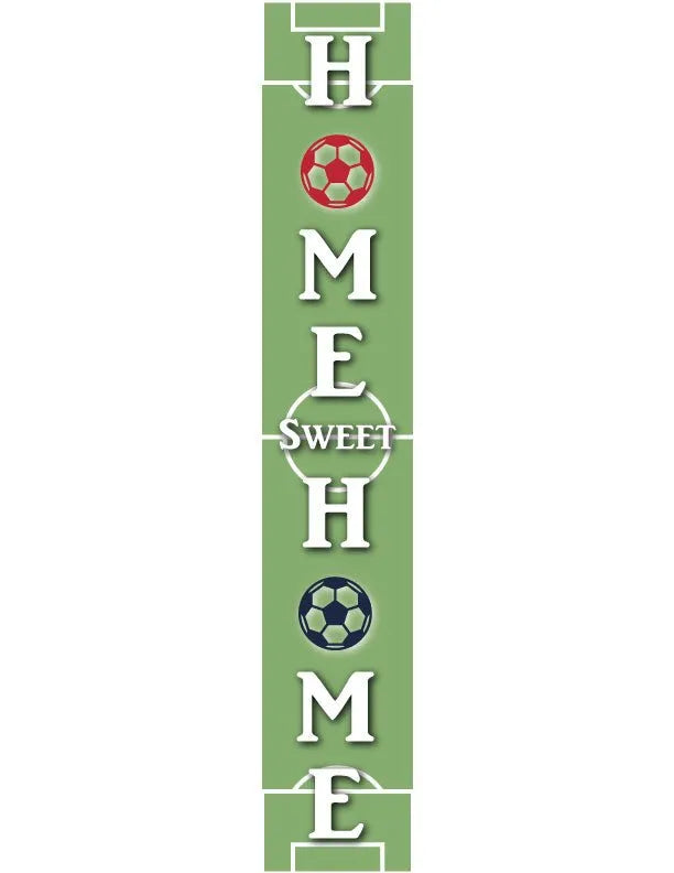 Soccer Porch Leaner Welcome Sign - iCustomLabel