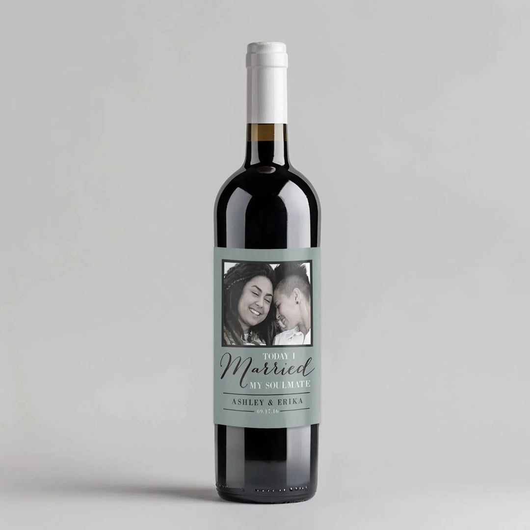 Soulmate Wine Label - iCustomLabel