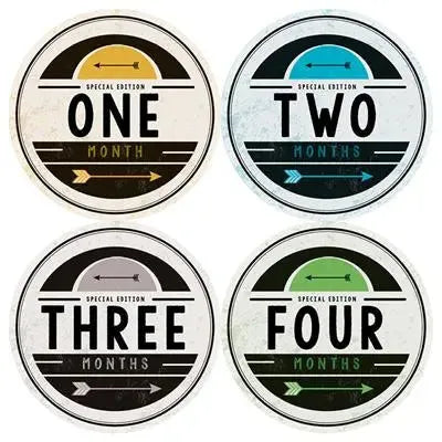 Special Edition Boy Baby Month Stickers - iCustomLabel