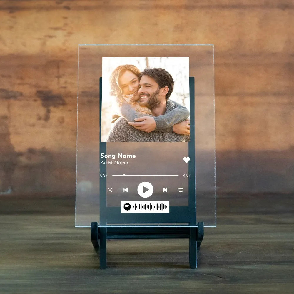 Spotify Photo Song Plaque - iCustomLabel