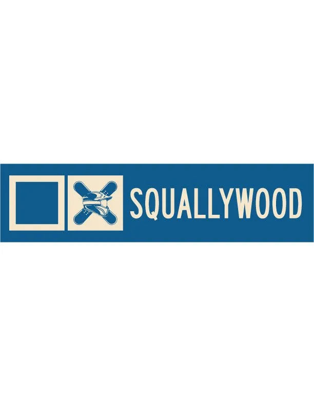 Squallywood Ski Trail Metal Sign - iCustomLabel