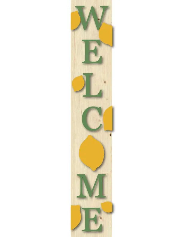 Squeeze The Day Porch Leaner Welcome Sign - iCustomLabel