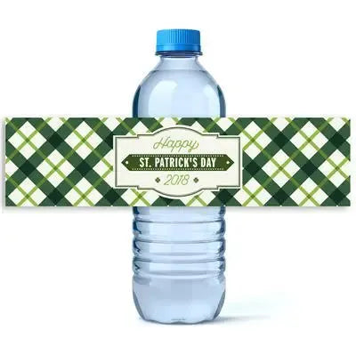 St. Patrick's Year Water Bottle Labels - iCustomLabel