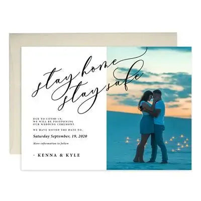 Stay Home Change The Date - iCustomLabel