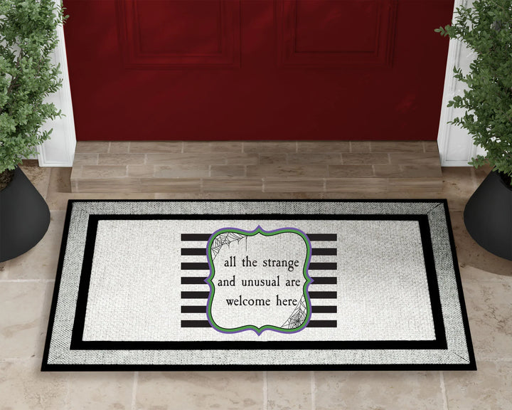 Strange and Unusual Halloween Doormat