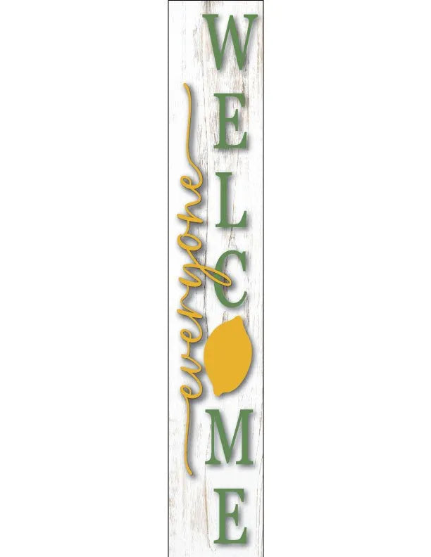Summer Lemon Leaner Welcome Sign - iCustomLabel