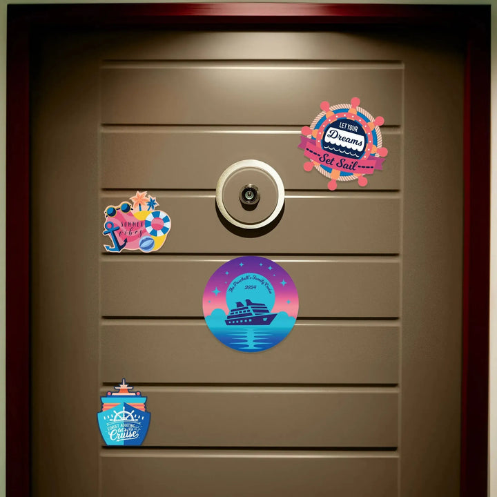 Summer Vibes Family Cruise Magnets - iCustomLabel