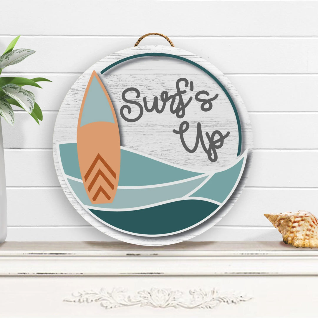 Surf's Up Beach House Decor - iCustomLabel