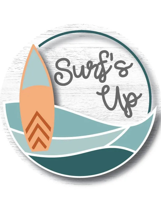 Surf's Up Beach House Decor - iCustomLabel