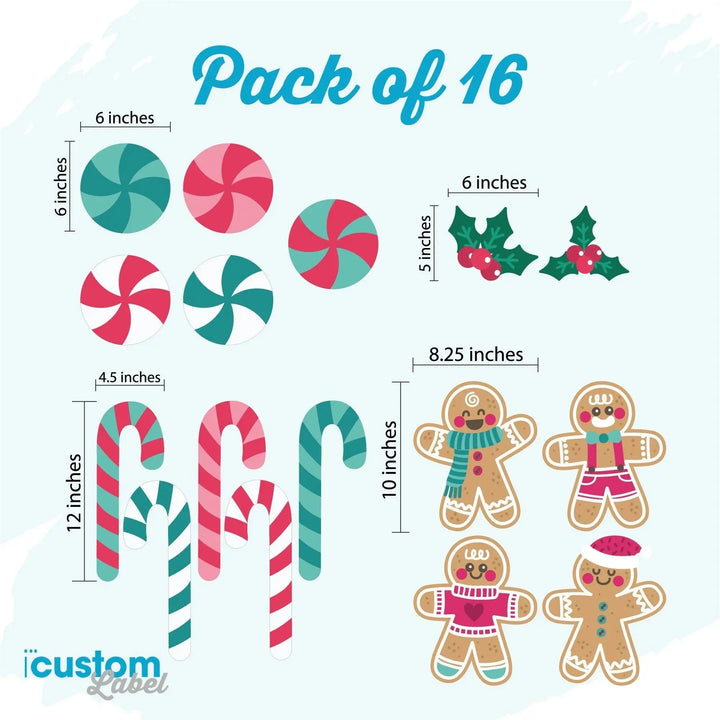 Sweets Garage Christmas Magnets - iCustomLabel