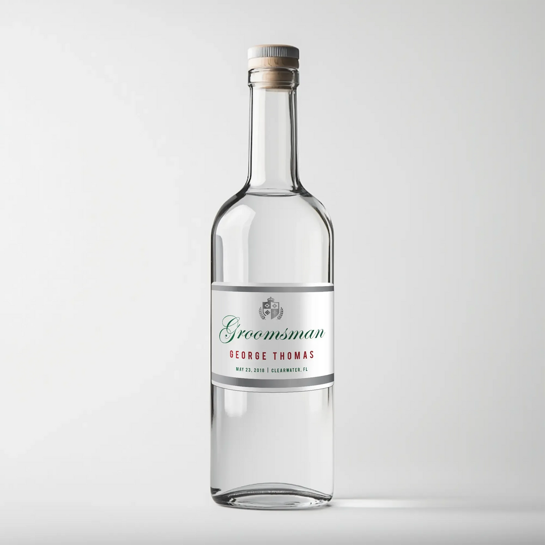 Tanqueray Groomsmen Gin Label - iCustomLabel