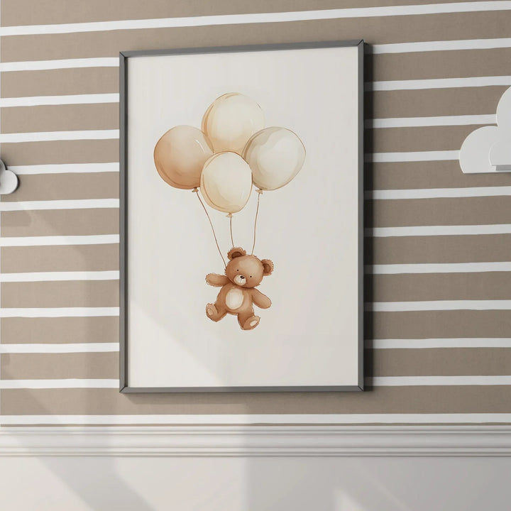 teddy-bear-with-balloons-nursery-poster-icustomlabel-3 - iCustomLabel