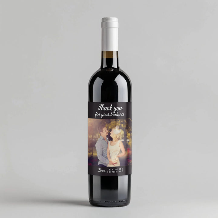 Thanks For Your Business Wine Label - iCustomLabel