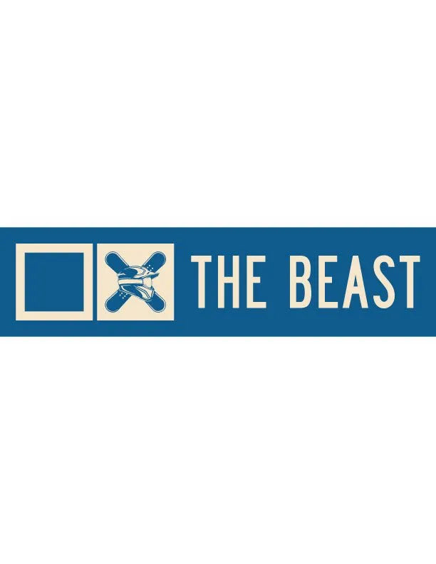 The Beast Ski Trail Metal Sign - iCustomLabel