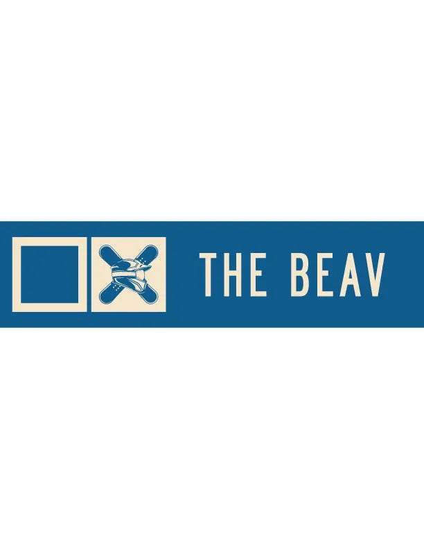 The Beav Ski Trail Metal Sign - iCustomLabel