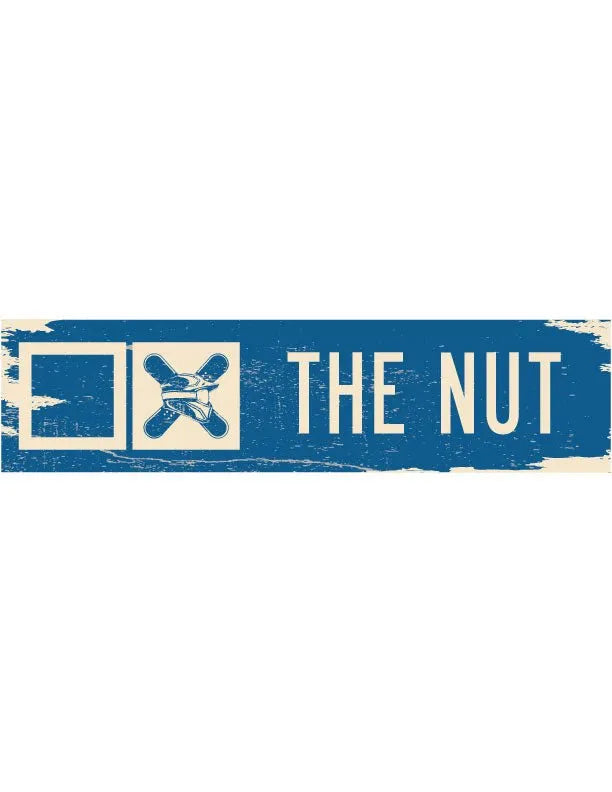 The Nut Ski Trail Distressed Metal Sign - iCustomLabel