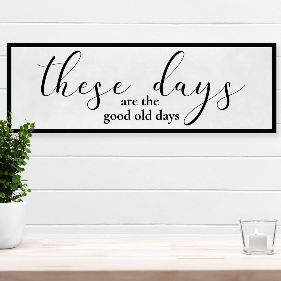 These Days Living Room Wall Decor - iCustomLabel