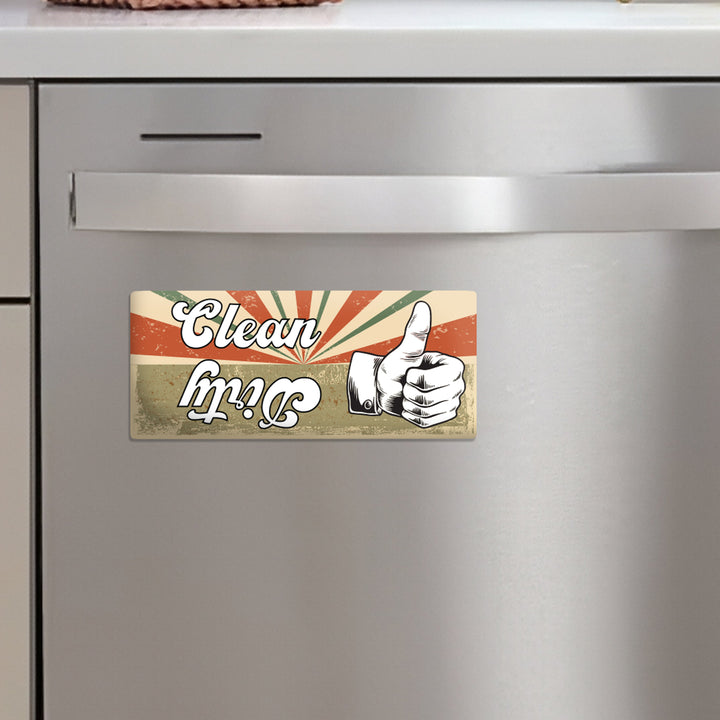 Thumb Clean Dirty Dishwasher Magnet