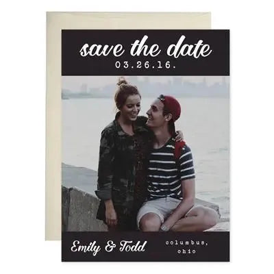 Timeless Save The Date - iCustomLabel