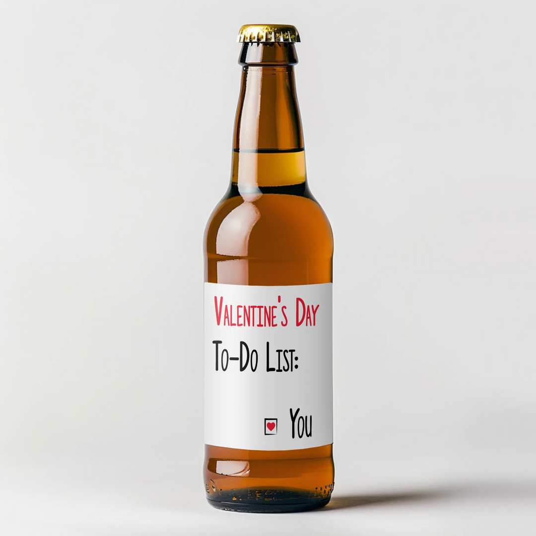 To Do Valentine Beer Label - iCustomLabel