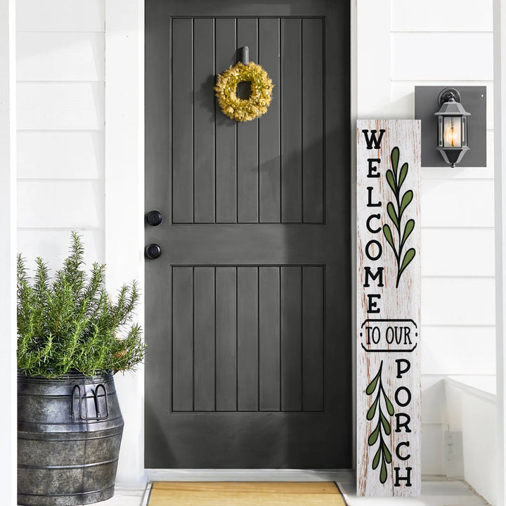 To Our Porch Leaner Welcome Sign - iCustomLabel