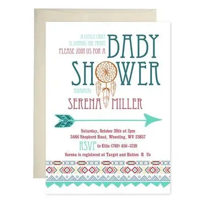 Tribal Baby Shower Invitations - iCustomLabel