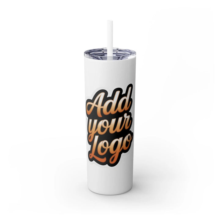 Tumbler with Logo for Marketing - Skinny Tumbler - iCustomLabel