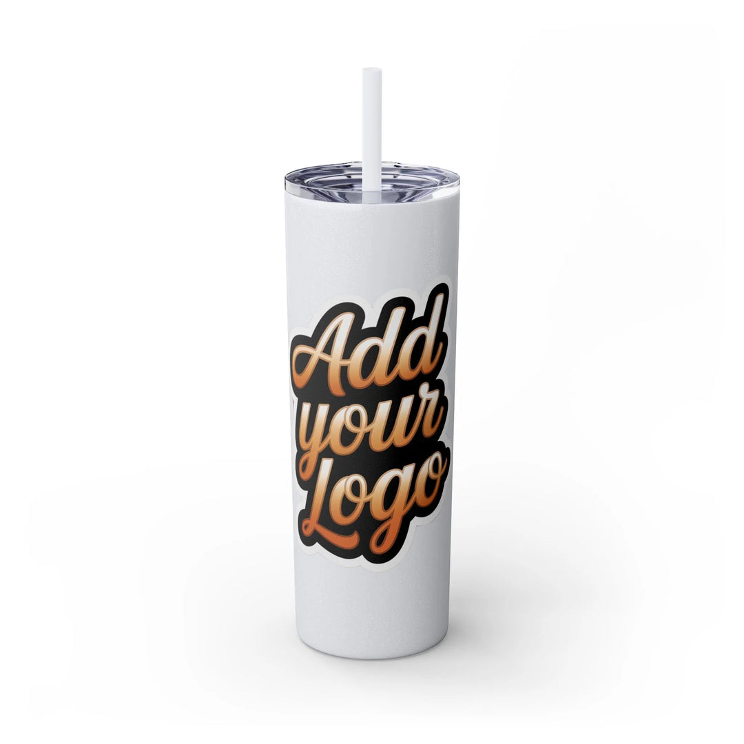 Tumbler with Logo for Marketing - Skinny Tumbler - iCustomLabel