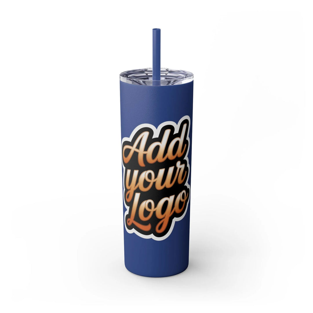 Tumbler with Logo for Marketing - Skinny Tumbler - iCustomLabel