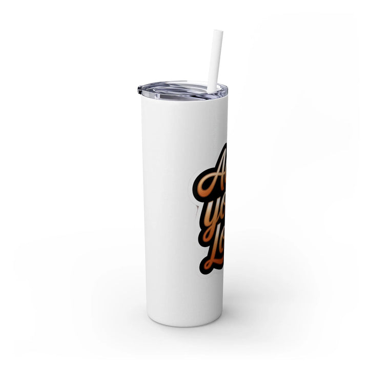 Tumbler with Logo for Marketing - Skinny Tumbler - iCustomLabel
