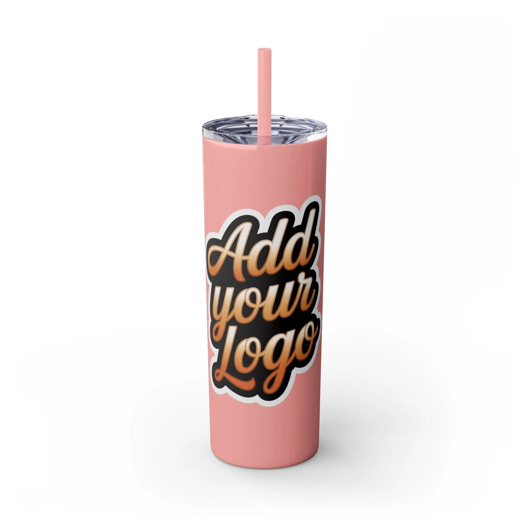Tumbler with Logo for Marketing - Skinny Tumbler - iCustomLabel