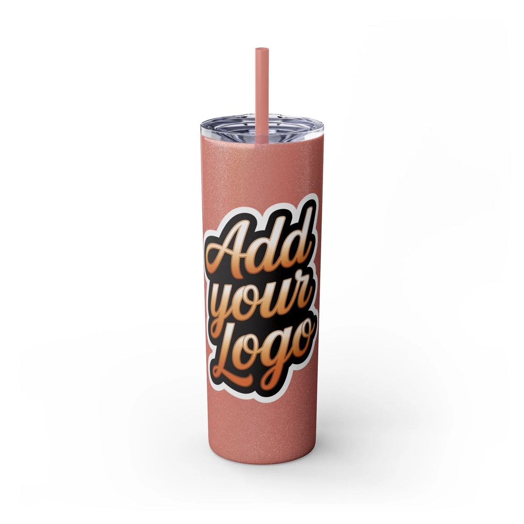 Tumbler with Logo for Marketing - Skinny Tumbler - iCustomLabel
