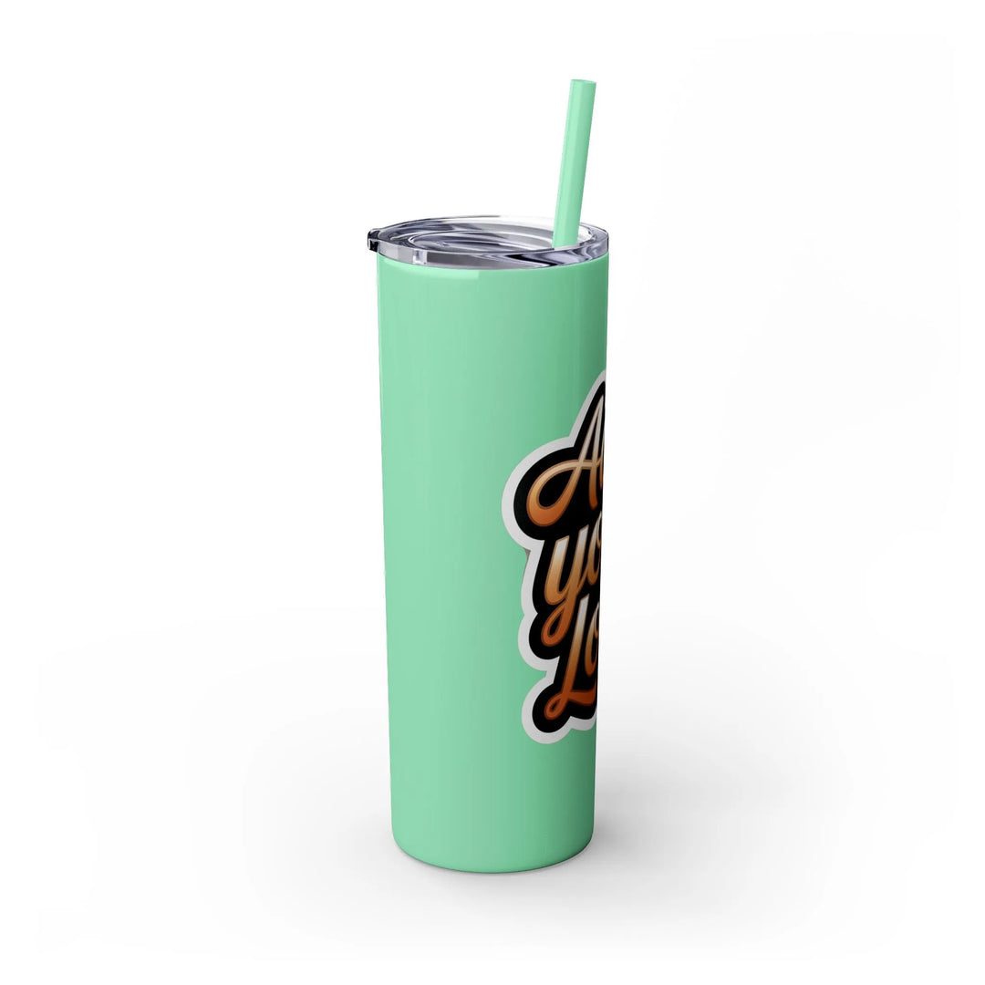 Tumbler with Logo for Marketing - Skinny Tumbler - iCustomLabel