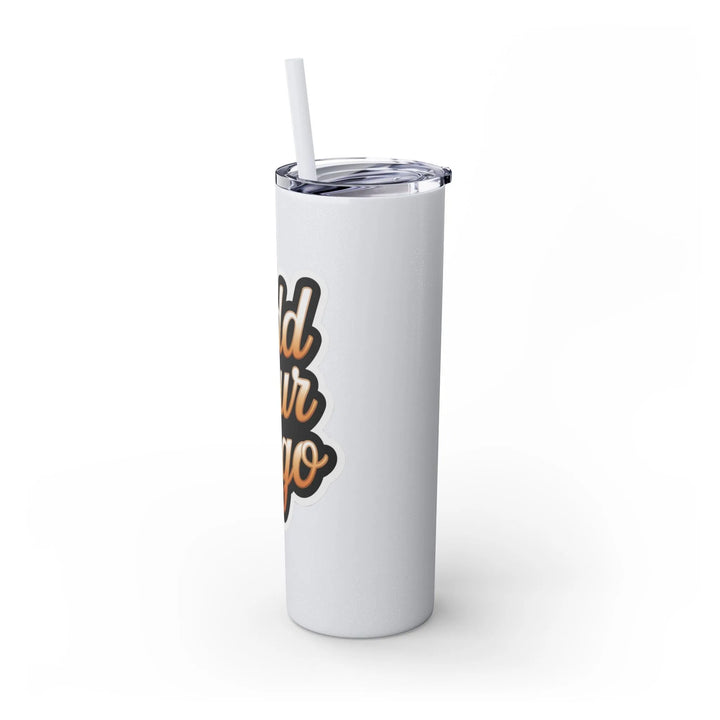 Tumbler with Logo for Marketing - Skinny Tumbler - iCustomLabel