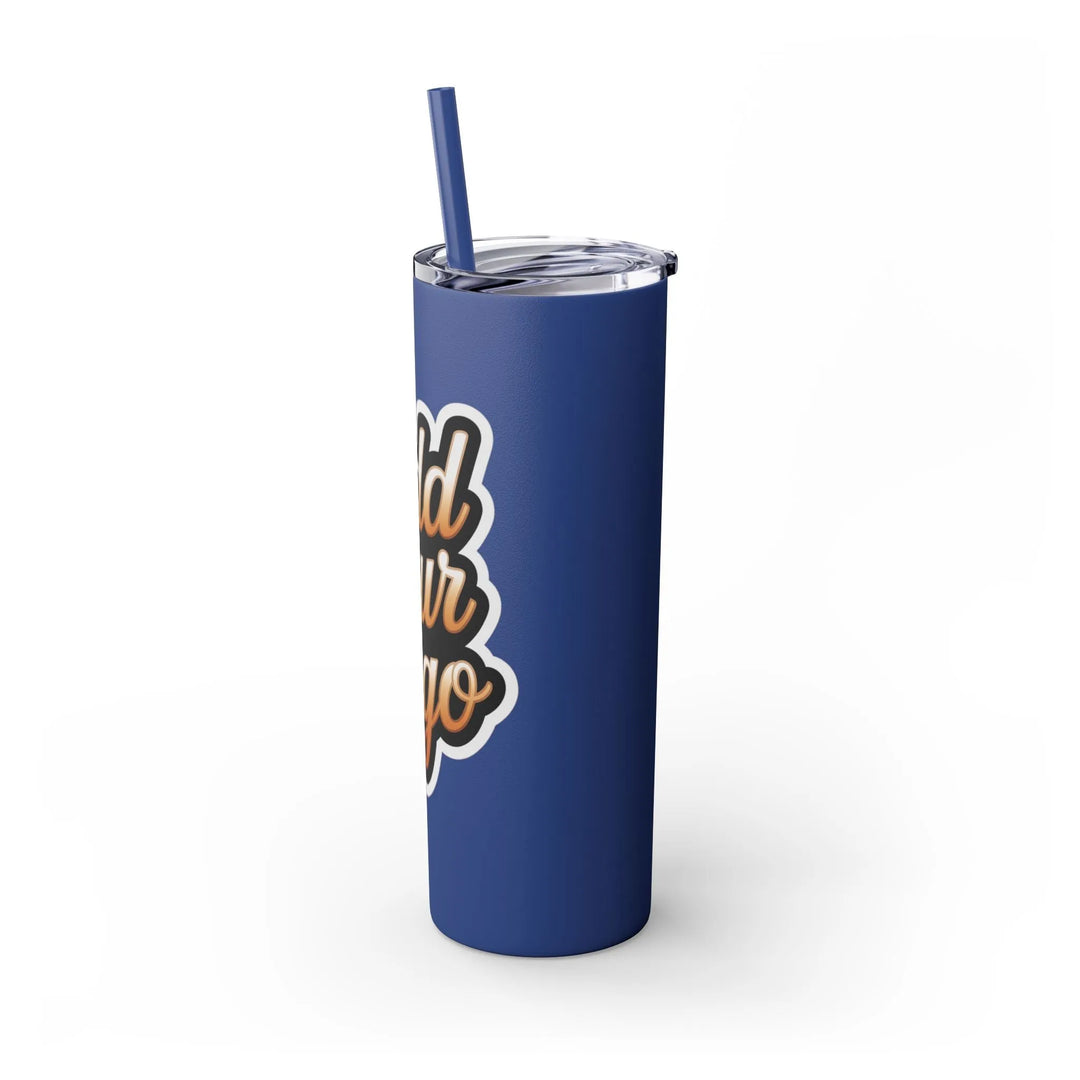 Tumbler with Logo for Marketing - Skinny Tumbler - iCustomLabel