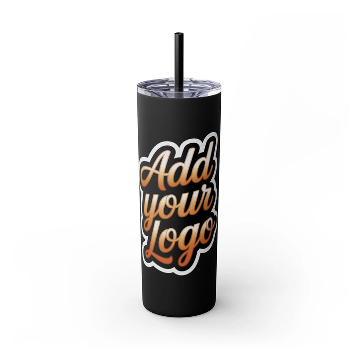 Tumbler with Logo for Marketing - Skinny Tumbler - iCustomLabel