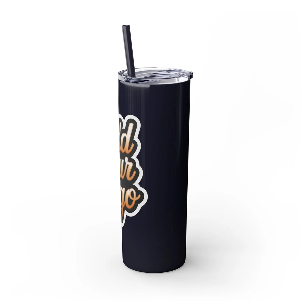 Tumbler with Logo for Marketing - Skinny Tumbler - iCustomLabel